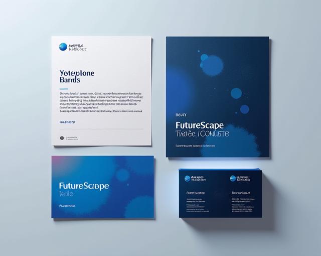 A sleek new logo and brand materials for FutureScape Tech